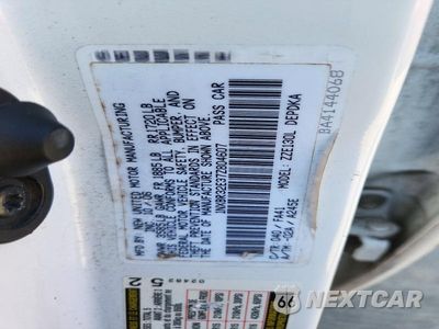Zdjęcie 12 z 12 samochodu: 2007 TOYOTA COROLLA CE VIN:1NXBR32E37Z804607 - miniatura