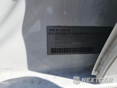 Zdjęcie 12 z 12 samochodu: 2013 AUDI S4 PREMIUM PLUS VIN:WAUBGAFLXDA050073 - miniatura