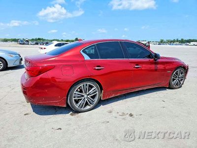 Trzecie zdjęcie samochodu z tyłu: 2014 INFINITI Q50 HYBRID PREMIUM VIN:JN1AV7APXEM690305 - miniatura
