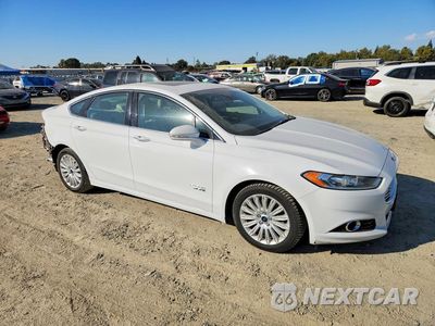 Czwarte zdjęcie samochodu z boku: 2014 FORD FUSION TITANIUM PHEV VIN:3FA6P0SU8ER378554 - miniatura