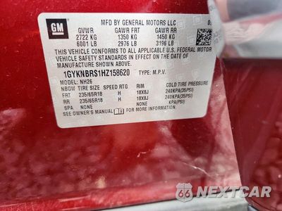 Zdjęcie 12 z 12 samochodu: 2017 CADILLAC XT5 LUXURY VIN:1GYKNBRS1HZ158620 - miniatura