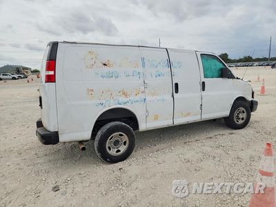 Trzecie zdjęcie samochodu z tyłu: 2021 CHEVROLET EXPRESS G2500 VIN:1GCWGAFP4M1302150 - miniatura