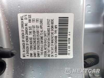 Zdjęcie 13 z 13 samochodu: 2016 HONDA CR-V EXL VIN:2HKRM4H77GH634486 - miniatura