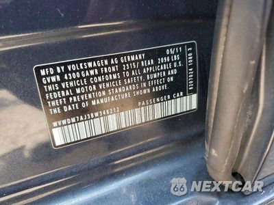 Zdjęcie 12 z 12 samochodu: 2011 VOLKSWAGEN GOLF VIN:WVWDM7AJ3BW346212 - miniatura
