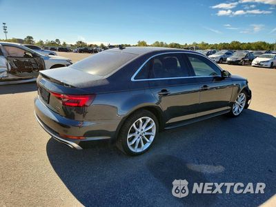Trzecie zdjęcie samochodu z tyłu: 2019 AUDI A4 PREMIUM PLUS VIN:WAUENAF4XKA026638 - miniatura