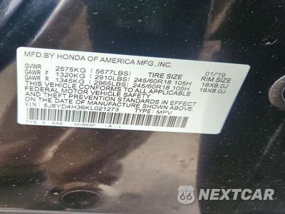 Zdjęcie 13 z 13 samochodu: 2019 ACURA MDX VIN:5J8YD4H36KL021273 - miniatura