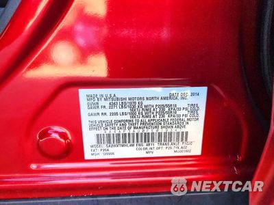Zdjęcie 13 z 13 samochodu: 2015 MITSUBISHI OUTLANDER SPORT ES VIN:4A4AP3AU0FE019347 - miniatura