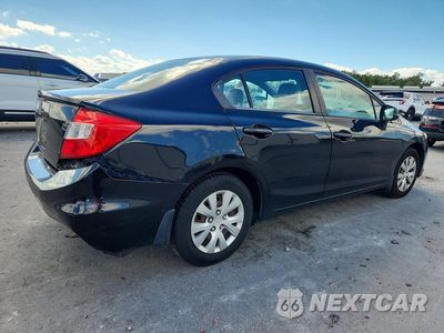 Trzecie zdjęcie samochodu z tyłu: 2012 HONDA CIVIC LX VIN:19XFB2F58CE011715 - miniatura