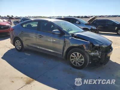 Czwarte zdjęcie samochodu z boku: 2018 HYUNDAI ELANTRA SE VIN:KMHD74LFXJU447025 - miniatura