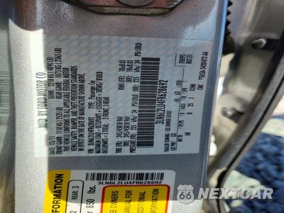 Zdjęcie 12 z 12 samochodu: 2015 LINCOLN MKZ HYBRID VIN:3LN6L2LU4FR628692 - miniatura