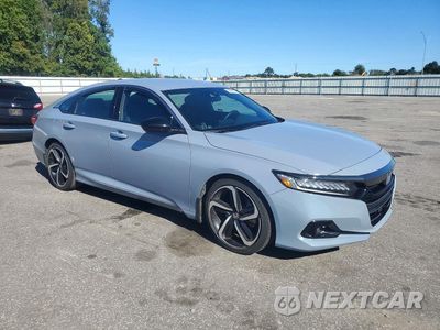 Czwarte zdjęcie samochodu z boku: 2022 HONDA ACCORD SPORT VIN:1HGCV1F32NA088168 - miniatura