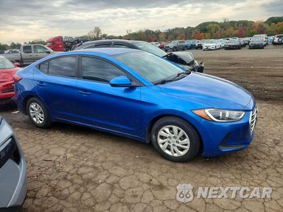 Czwarte zdjęcie samochodu z boku: 2018 HYUNDAI ELANTRA SE VIN:5NPD74LF7JH274403 - miniatura