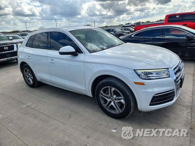 Czwarte zdjęcie samochodu z boku: 2019 AUDI Q5 PREMIUM VIN:WA1ANAFY0K2102893 - miniatura