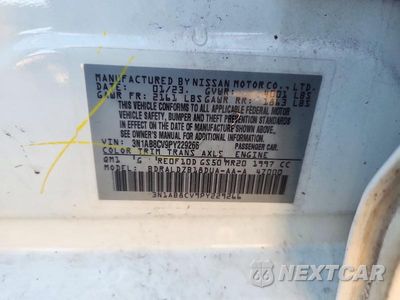 Zdjęcie 13 z 13 samochodu: 2023 NISSAN SENTRA SV VIN:3N1AB8CV9PY229266 - miniatura