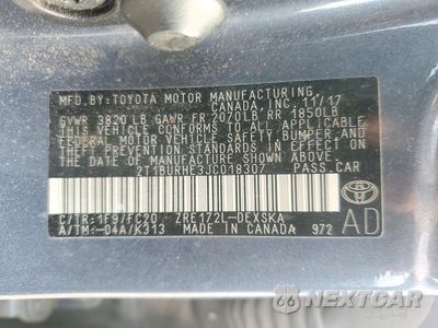 Zdjęcie 12 z 12 samochodu: 2018 TOYOTA COROLLA SE VIN:2T1BURHE3JC018307 - miniatura