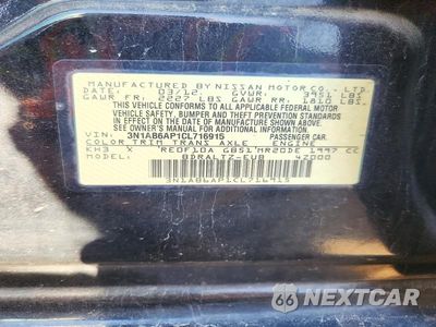 Zdjęcie 13 z 13 samochodu: 2012 NISSAN SENTRA 2.0 VIN:3N1AB6AP1CL716915 - miniatura