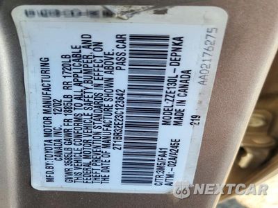 Zdjęcie 12 z 12 samochodu: 2003 TOYOTA COROLLA LE VIN:2T1BR32E23C123642 - miniatura
