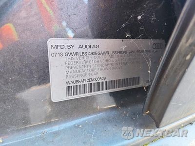 Zdjęcie 12 z 12 samochodu: 2014 AUDI A4 PREMIUM VIN:WAUBFAFL2EN009529 - miniatura