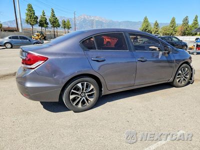 Trzecie zdjęcie samochodu z tyłu: 2014 HONDA CIVIC EX VIN:19XFB2F87EE226287 - miniatura