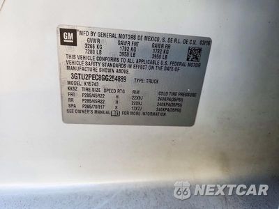 Zdjęcie 12 z 12 samochodu: 2016 GMC SIERRA K1500 DENALI VIN:3GTU2PEC8GG254889 - miniatura