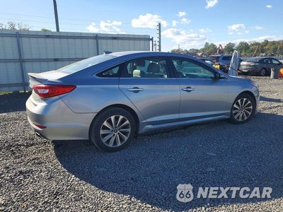 Trzecie zdjęcie samochodu z tyłu: 2017 HYUNDAI SONATA SPORT VIN:5NPE34AF2HH528242 - miniatura