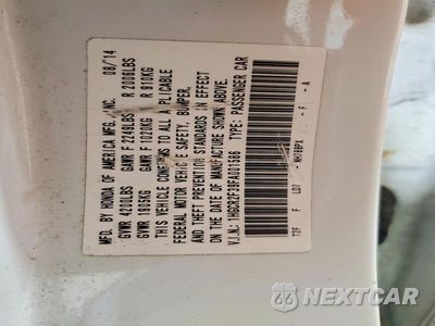 Zdjęcie 12 z 12 samochodu: 2015 HONDA ACCORD LX VIN:1HGCR2F39FA001586 - miniatura