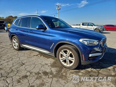 Czwarte zdjęcie samochodu z boku: 2021 BMW X3 XDRIVE30I VIN:5UXTY5C09M9E39943 - miniatura