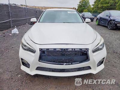 Piąte zdjęcie samochodu w środku: 2015 INFINITI Q50 PREMIUM VIN:JN1BV7AR8FM418066 - miniatura