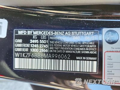 Zdjęcie 12 z 12 samochodu: 2021 MERCEDES-BENZ E AMG 53 4MATIC VIN:W1KZF6BB6MA996062 - miniatura