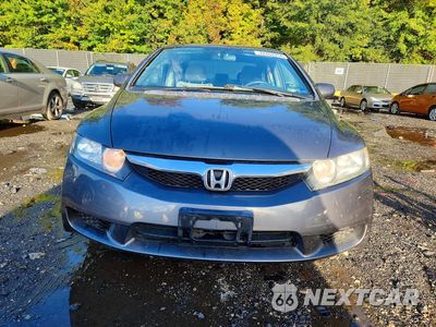 Piąte zdjęcie samochodu w środku: 2010 HONDA CIVIC LX VIN:2HGFA1F54AH578391 - miniatura