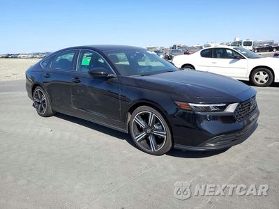 Czwarte zdjęcie samochodu z boku: 2023 HONDA ACCORD HYBRID SPORT VIN:1HGCY2F52PA065927 - miniatura