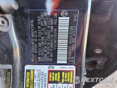 Zdjęcie 12 z 12 samochodu: 2020 TOYOTA CAMRY SE VIN:4T1G11AK7LU933498 - miniatura