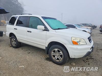 Czwarte zdjęcie samochodu z boku: 2004 HONDA PILOT EX VIN:2HKYF18404H608673 - miniatura