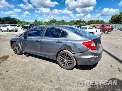 Drugie zdjęcie samochodu z przodu: 2012 HONDA CIVIC LX VIN:19XFB2F52CE055550 - miniatura