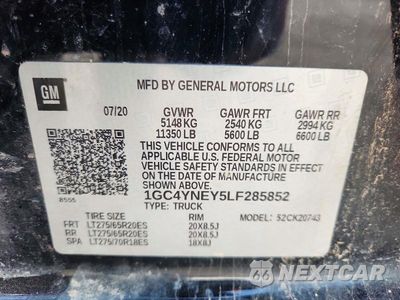 Zdjęcie 12 z 12 samochodu: 2020 CHEVROLET SILVERADO K2500 HEAVY DUTY LT VIN:1GC4YNEY5LF285852 - miniatura