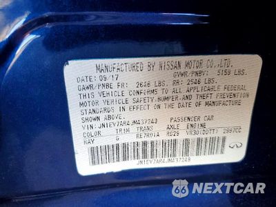 Zdjęcie 12 z 12 samochodu: 2018 INFINITI Q50 3.0T SPORT VIN:JN1EV7AR4JM437249 - miniatura