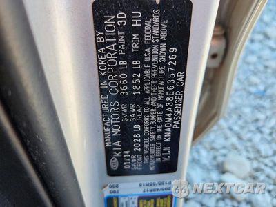 Zdjęcie 12 z 12 samochodu: 2014 KIA RIO LX VIN:KNADM4A38E6357269 - miniatura
