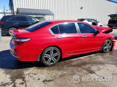 Trzecie zdjęcie samochodu z tyłu: 2017 HONDA ACCORD SPORT VIN:1HGCR2F59HA205860 - miniatura