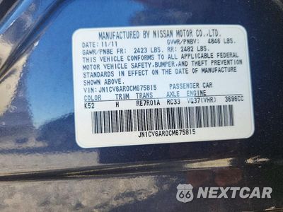 Zdjęcie 12 z 12 samochodu: 2012 INFINITI G37 SEDAN X VIN:JN1CV6AR0CM675815 - miniatura