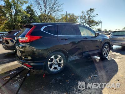 Trzecie zdjęcie samochodu z tyłu: 2017 HONDA CR-V EX VIN:2HKRW2H50HH679199 - miniatura