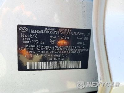 Zdjęcie 12 z 12 samochodu: 2017 HYUNDAI SONATA SPORT VIN:5NPE34AF1HH527714 - miniatura
