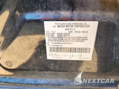 Zdjęcie 12 z 12 samochodu: 2012 MAZDA 6 I VIN:1YVHZ8DH1C5M18513 - miniatura