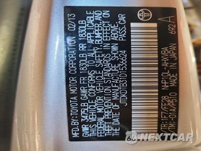 Zdjęcie 12 z 12 samochodu: 2013 TOYOTA PRIUS C ONE VIN:JTDKDTB31D1536624 - miniatura