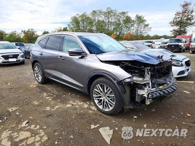 Czwarte zdjęcie samochodu z boku: 2022 ACURA MDX ADVANCE VIN:5J8YE1H87NL024744 - miniatura