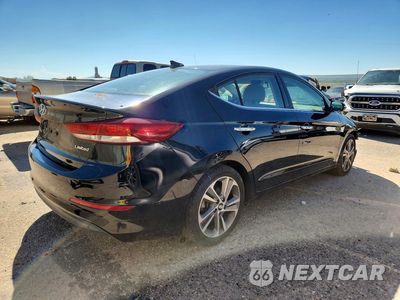 Trzecie zdjęcie samochodu z tyłu: 2017 HYUNDAI ELANTRA LIMITED VIN:5NPD84LF2HH025448 - miniatura