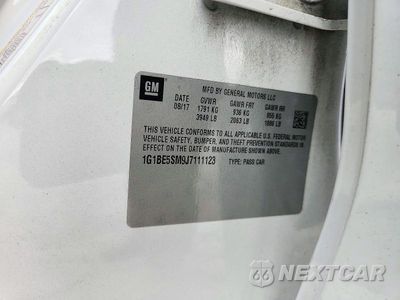 Zdjęcie 12 z 12 samochodu: 2018 CHEVROLET CRUZE LT VIN:1G1BE5SM9J7111123 - miniatura
