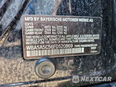 Zdjęcie 12 z 12 samochodu: 2015 BMW 528 I VIN:WBA5A5C56FD520869 - miniatura