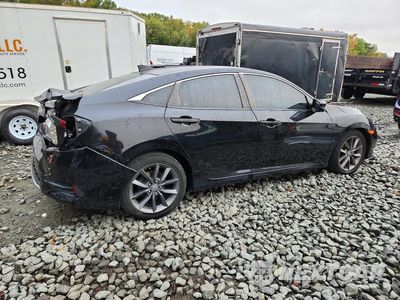 Trzecie zdjęcie samochodu z tyłu: 2021 HONDA CIVIC EXL VIN:2HGFC1F75MH702782 - miniatura