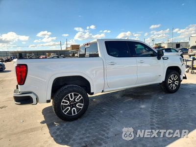 Trzecie zdjęcie samochodu z tyłu: 2023 GMC SIERRA K1500 AT4 VIN:1GTUUEE82PZ319679 - miniatura