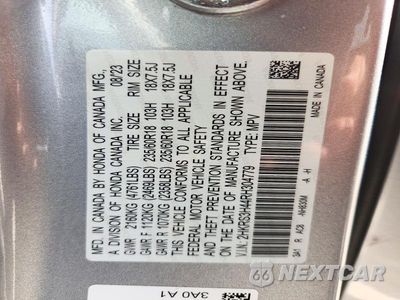 Zdjęcie 13 z 13 samochodu: 2024 HONDA CR-V EX VIN:2HKRS3H44RH304779 - miniatura